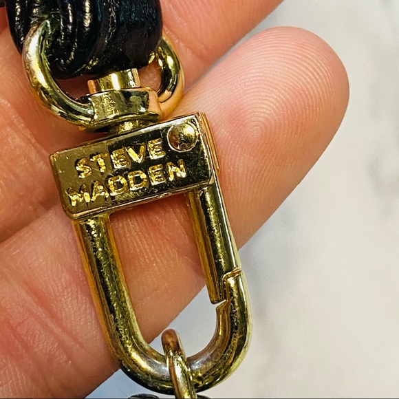 Steve Madden wristlet wallet blk tassel organizer - Picture 3 of 16